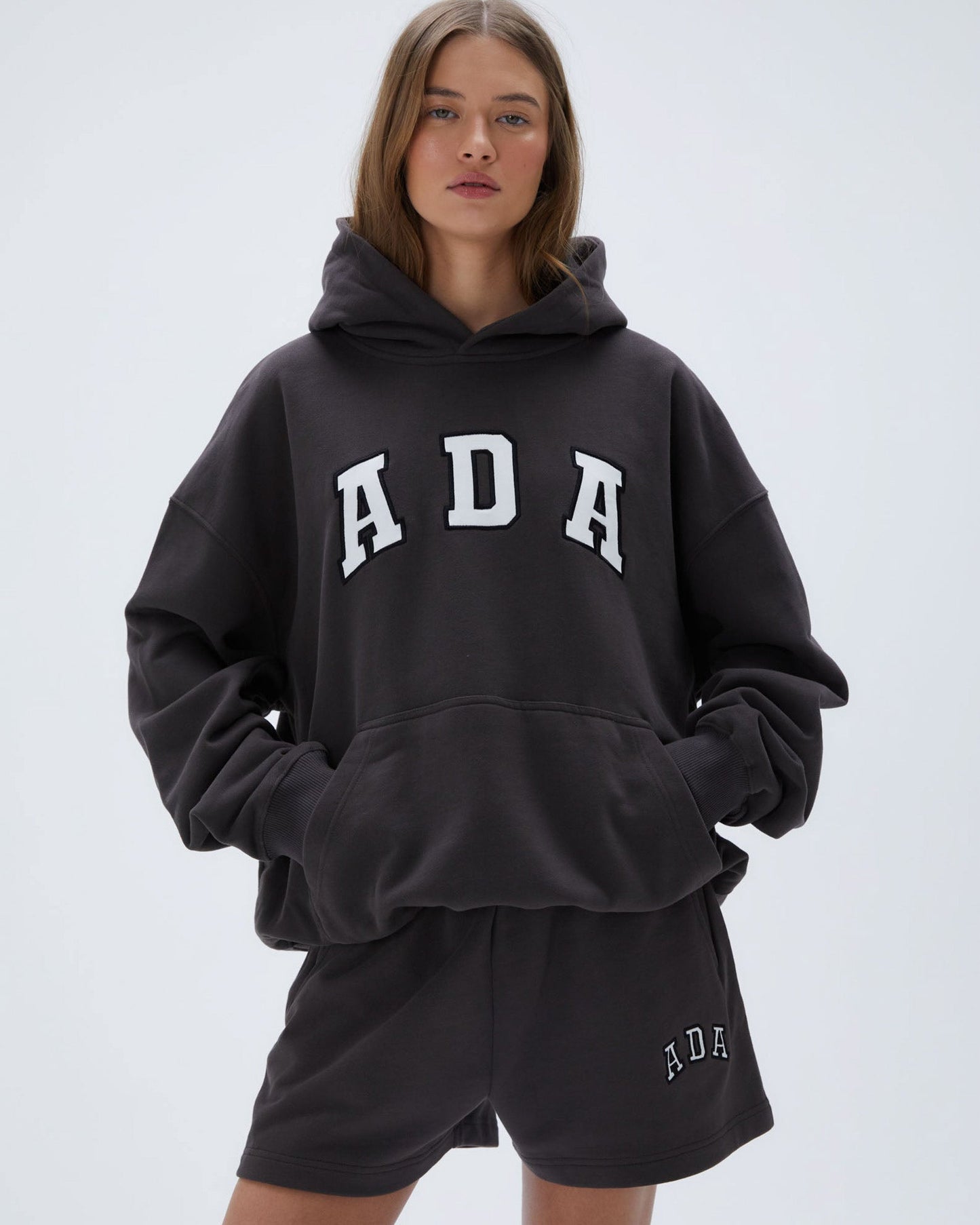 ADA Oversized Hoodie - Coffee Bean