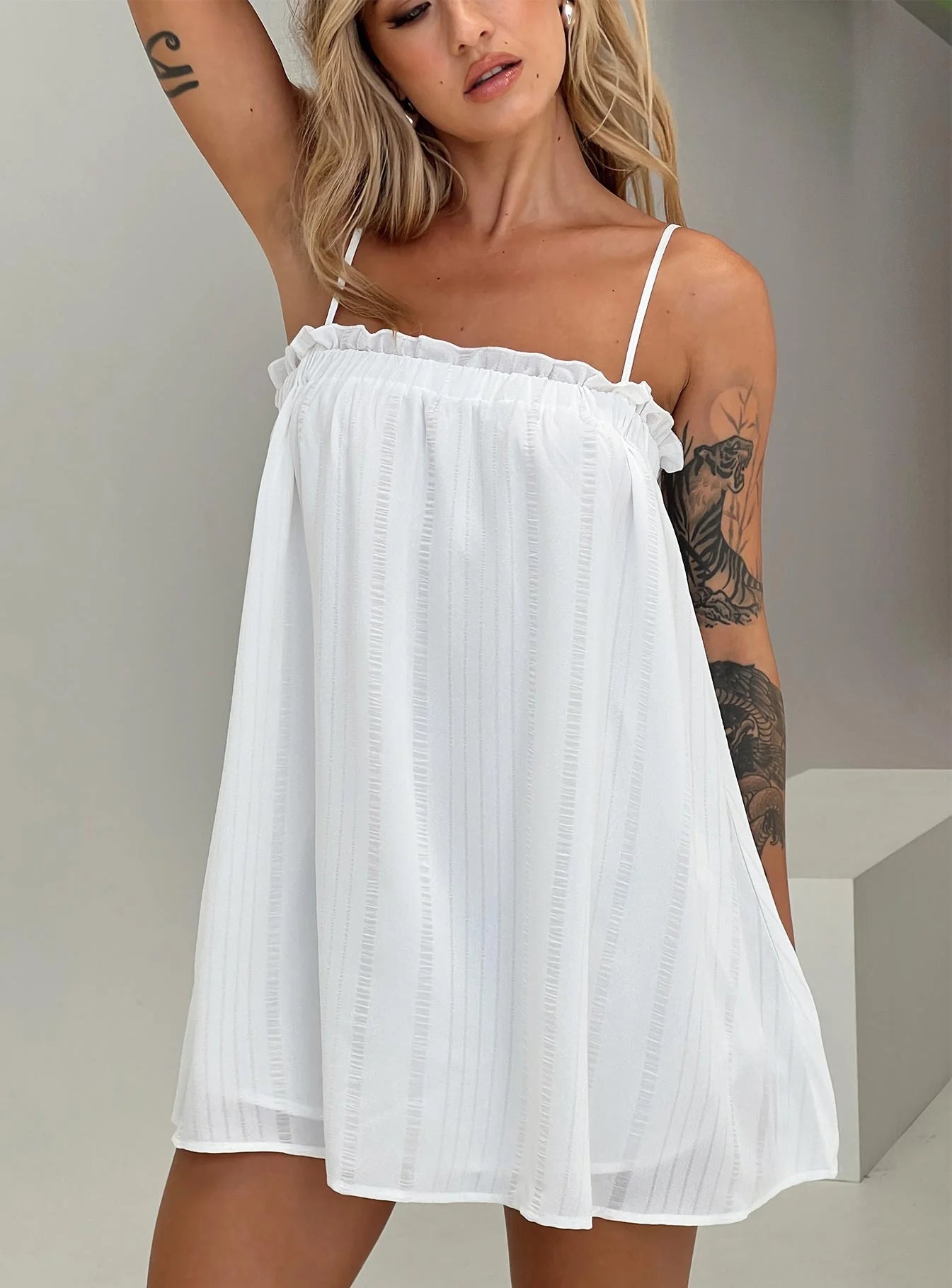 Marsaline Mini Dress White