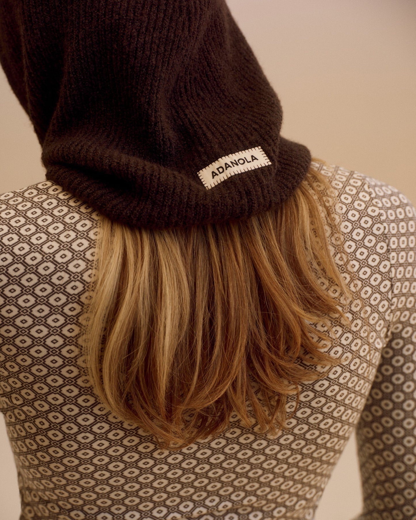 Knitted Balaclava - Coffee Bean