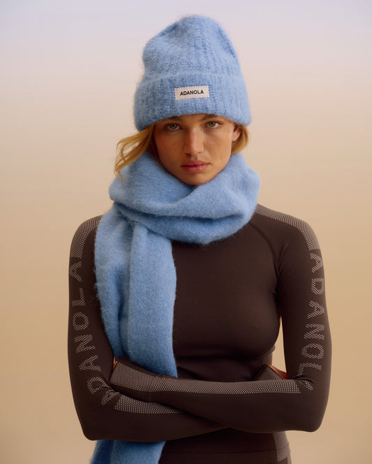 Brushed Beanie - Ice Blue