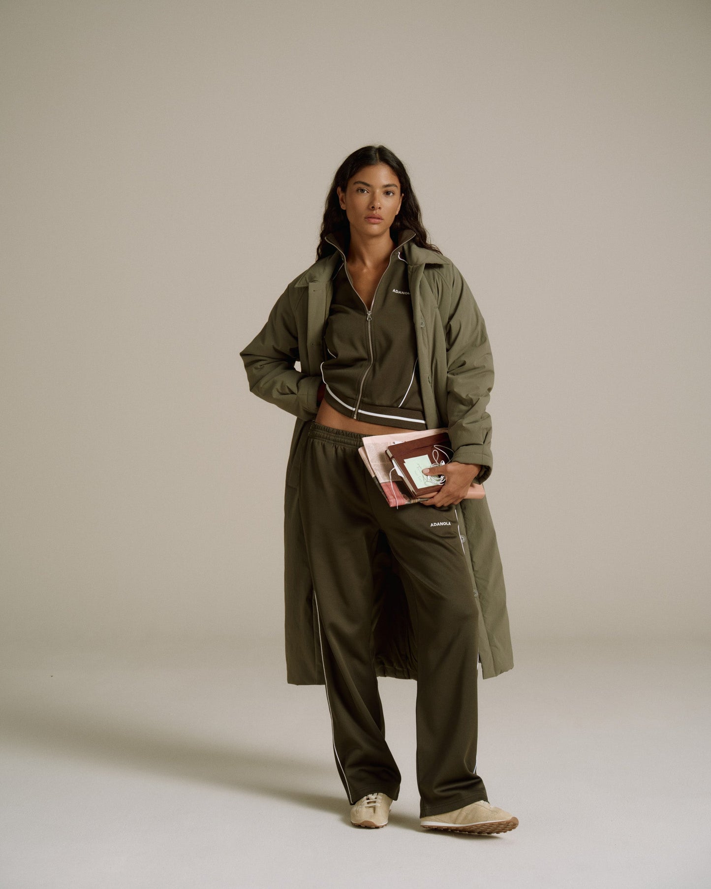 Padded Coach Jacket - Khaki