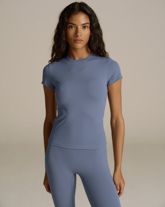 Ultimate Short Sleeve Top - Slate Blue