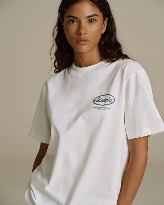 Signature Short Sleeve Oversized T-shirt - White