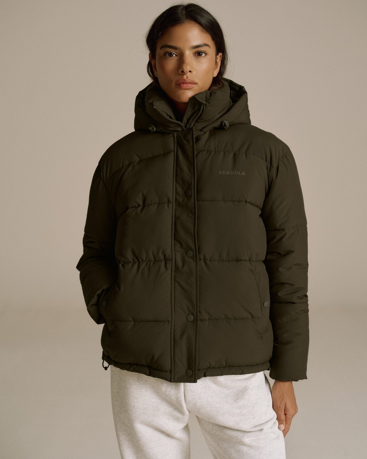 Matte Puffer Jacket - Fern Green