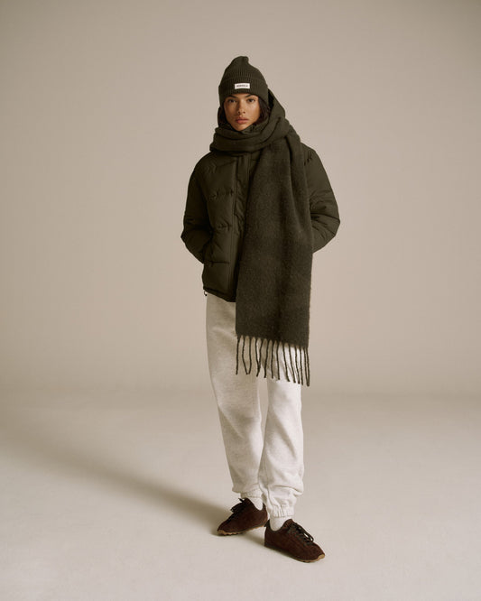 Knit Scarf - Fern Green