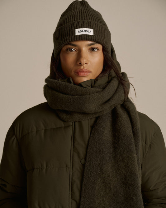 Knit Beanie - Fern Green