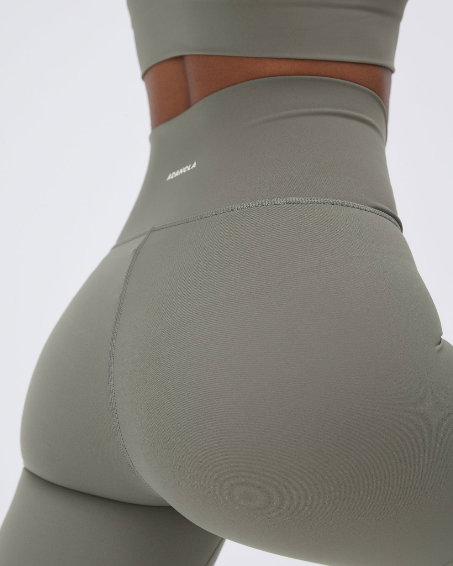 Ultimate Wrap Over Crop Shorts - Olive Green