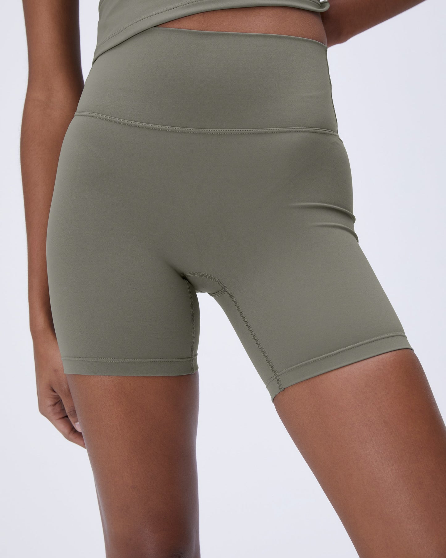 Ultimate Crop Shorts - Olive Green