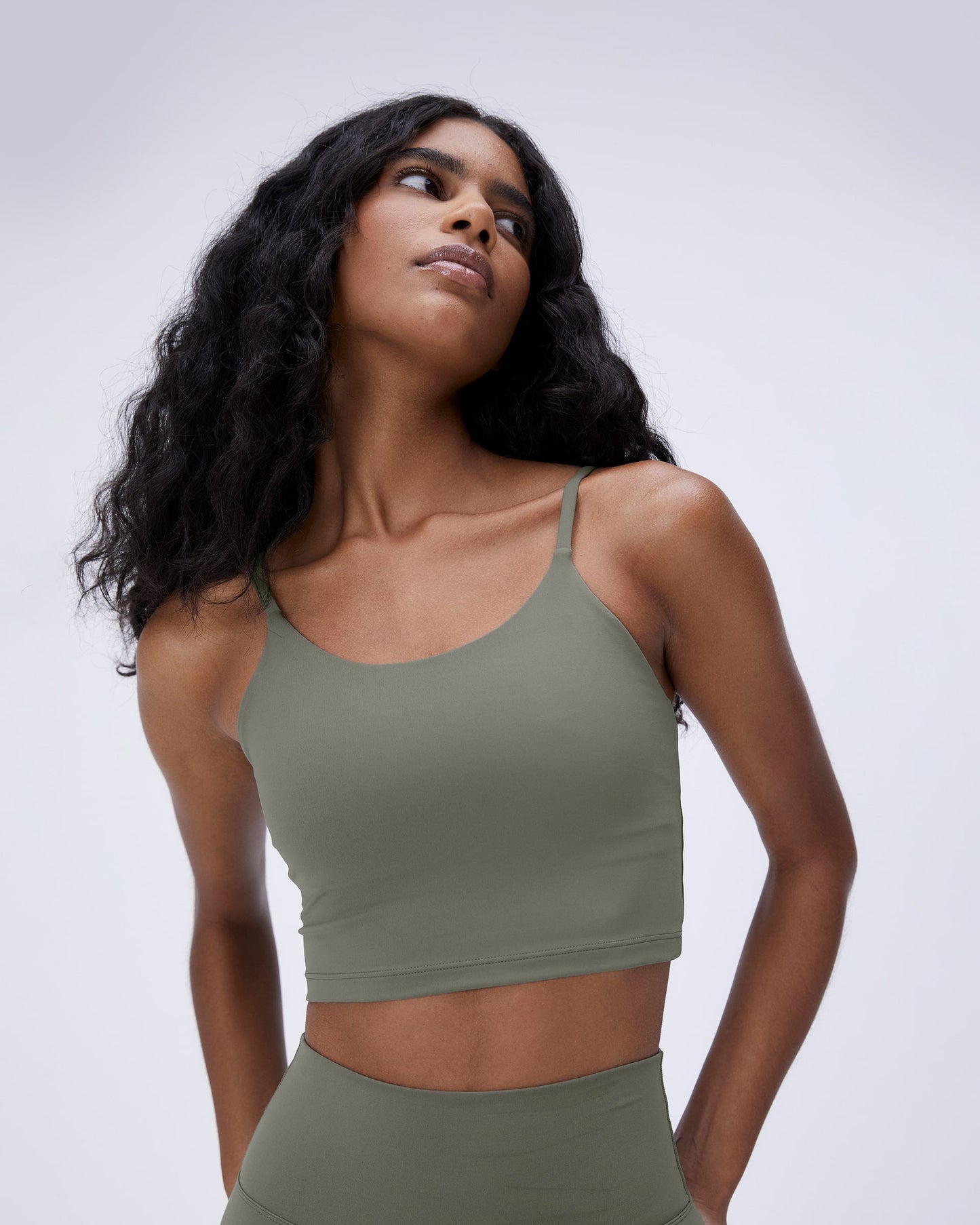Ultimate Tank Bra - Olive Green