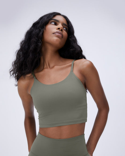 Ultimate Tank Bra - Olive Green