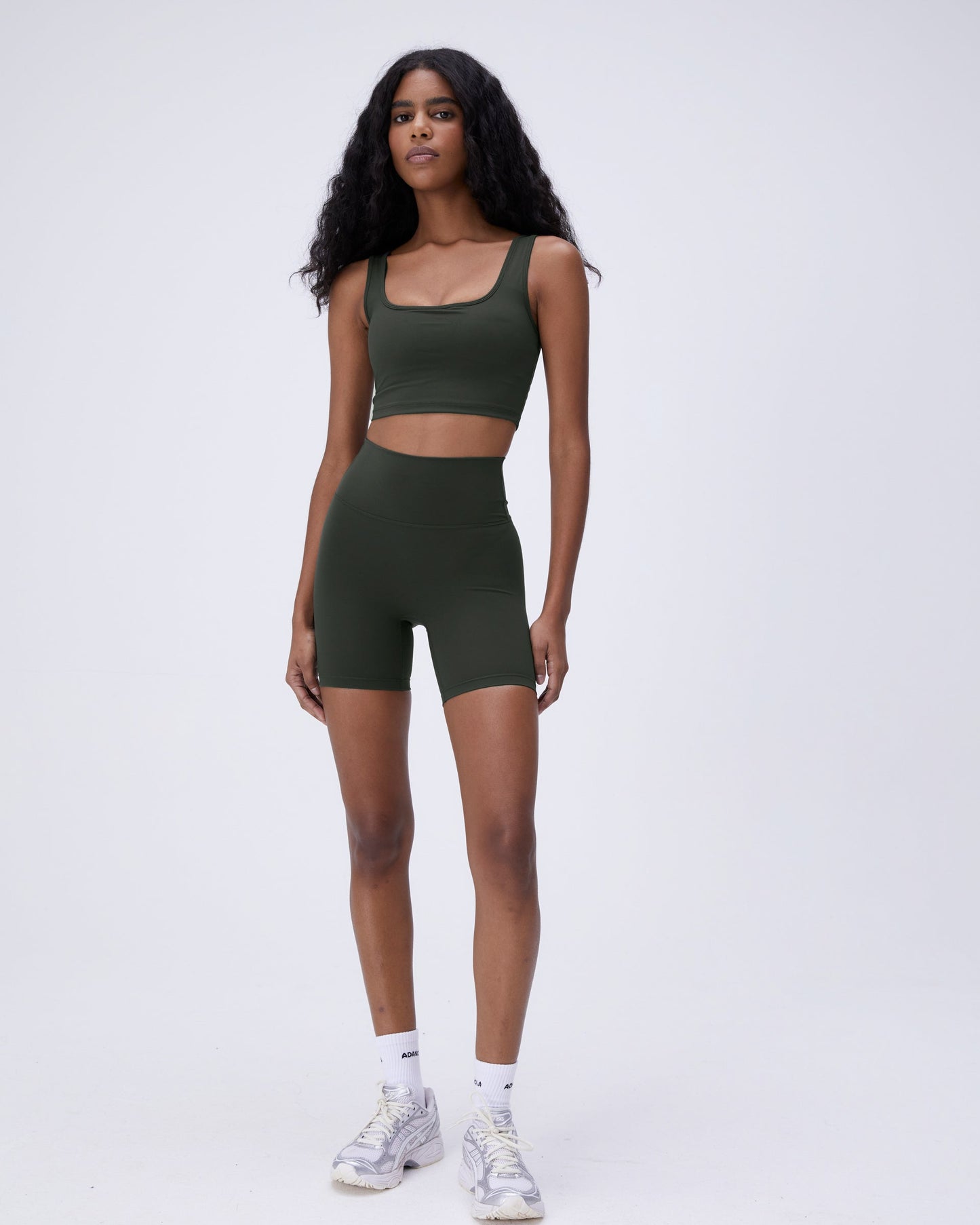 Ultimate Crop Shorts - Dark Olive