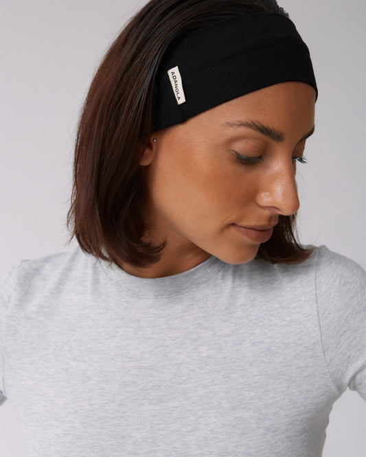 Jersey Headband - Black
