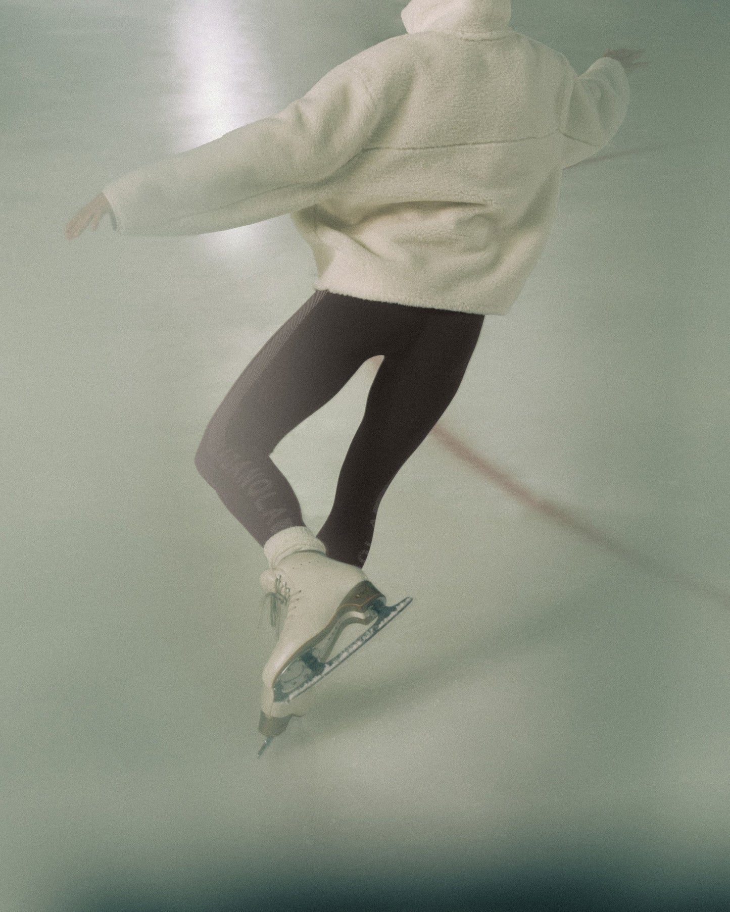 Quarter Zip Borg Jacket - Marshmallow White