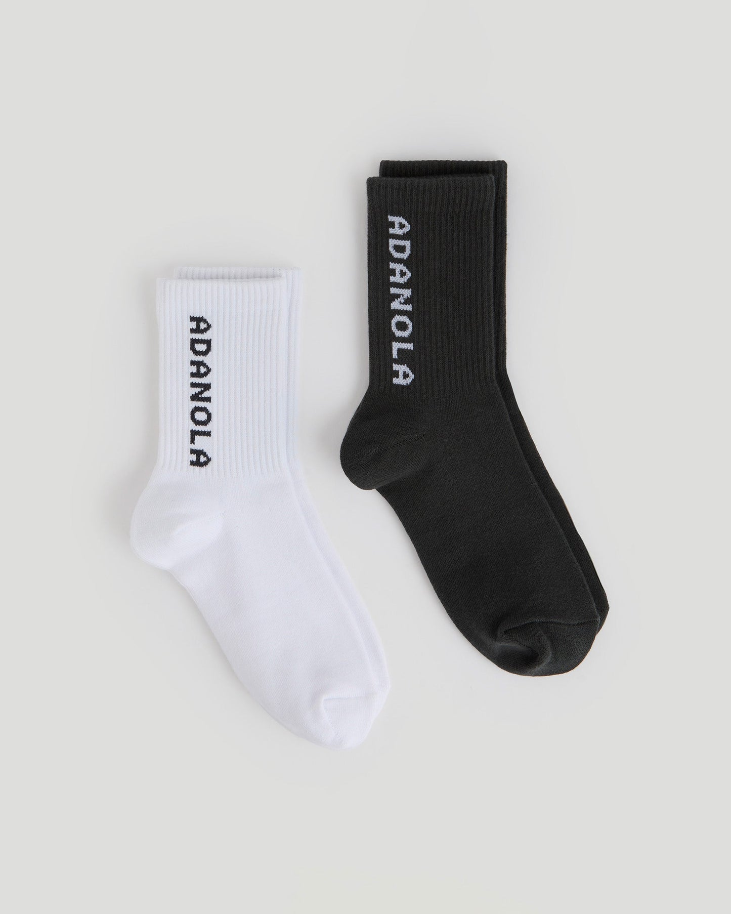 2 Pack Socks - Graphite Grey/White