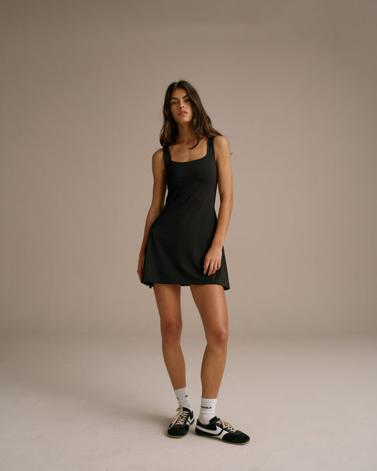 Ultimate Square Neck Dress - Black