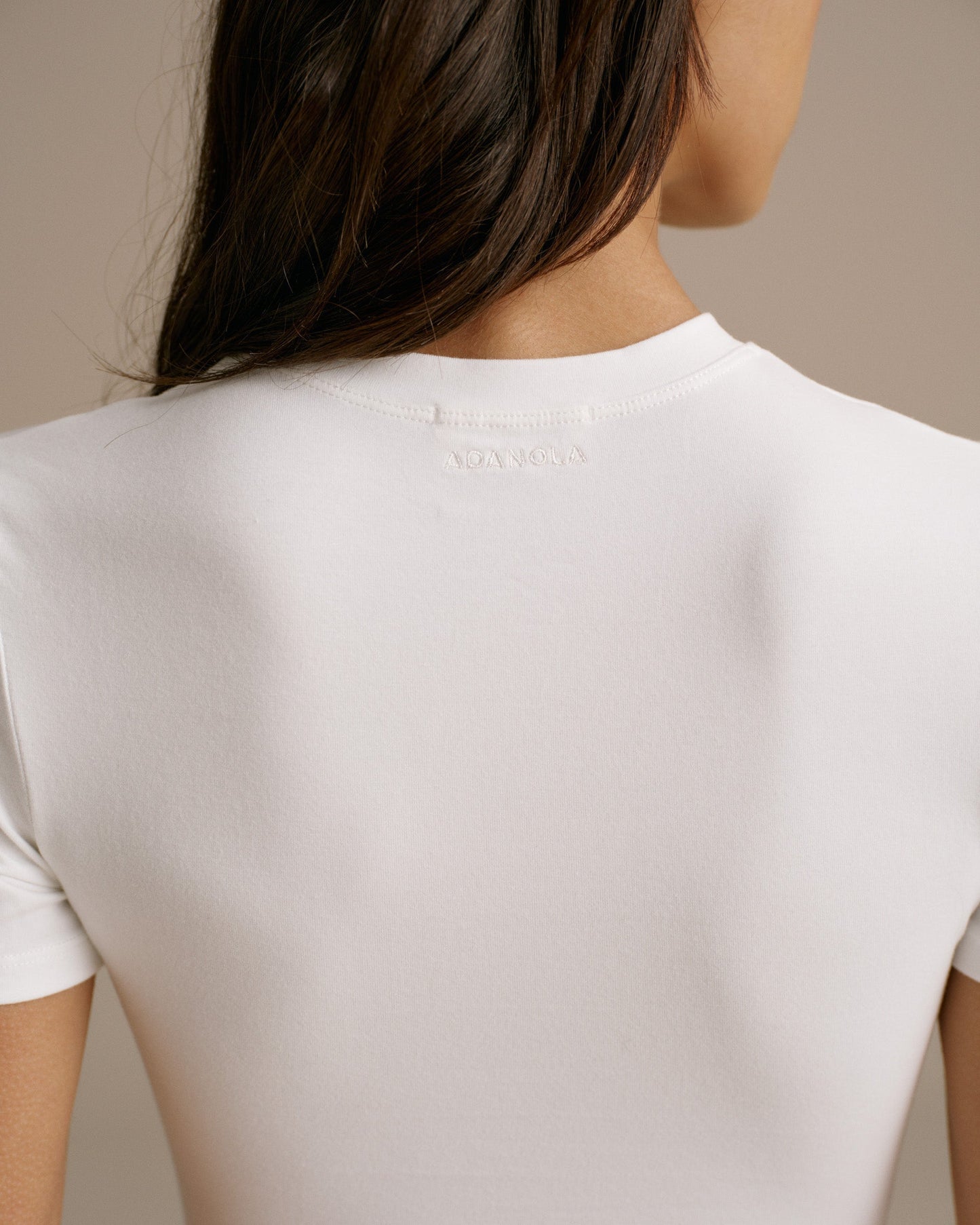 Cotton Short Sleeve Top - White