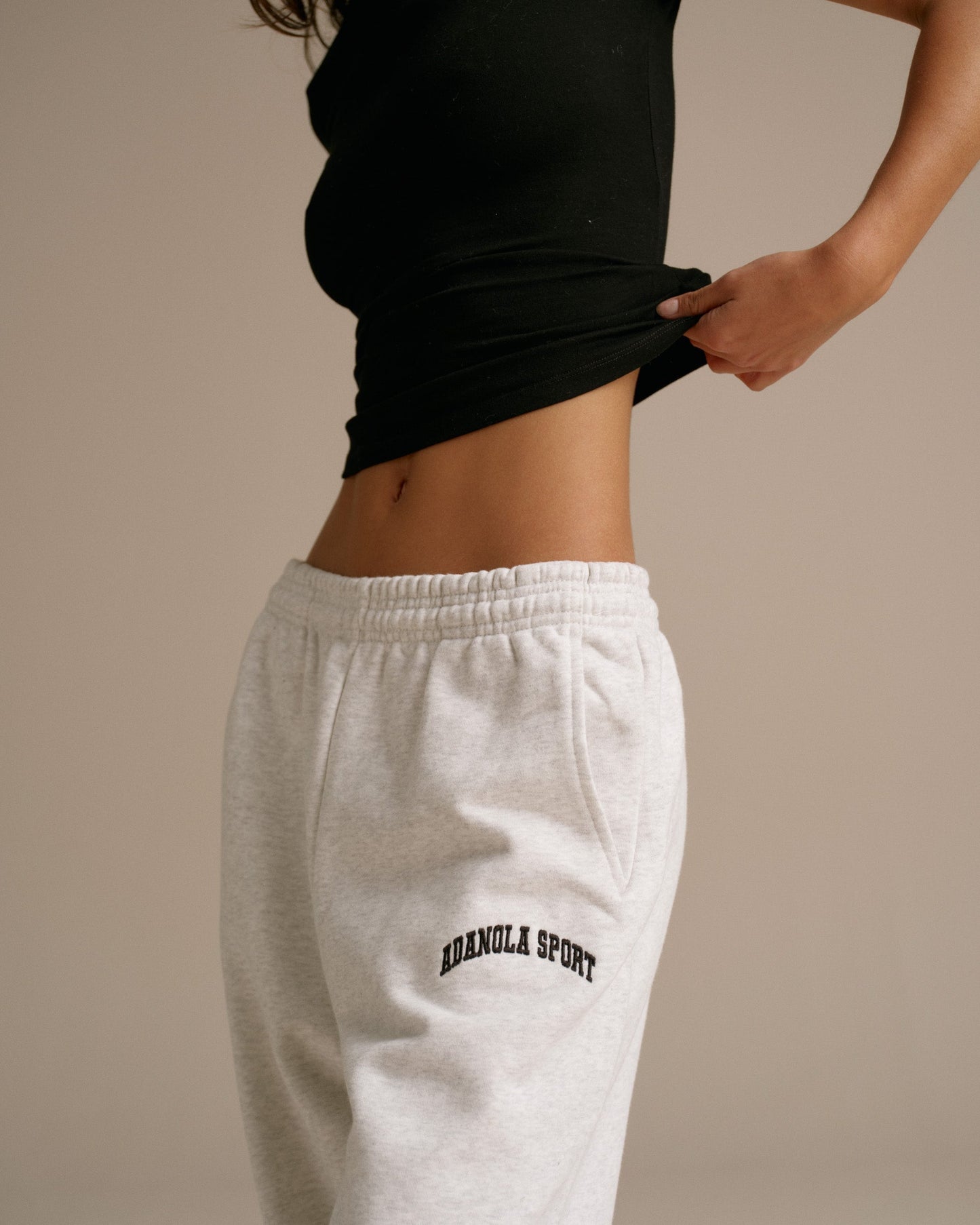 AS Sweatpants - Light Grey Melange