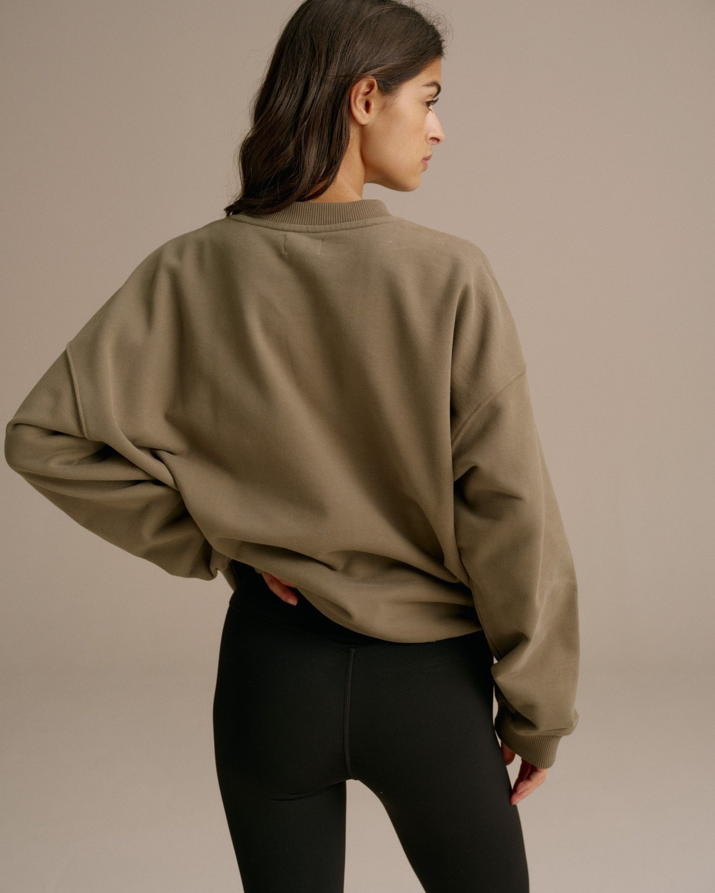 AS Oversized Sweatshirt - Olive Green