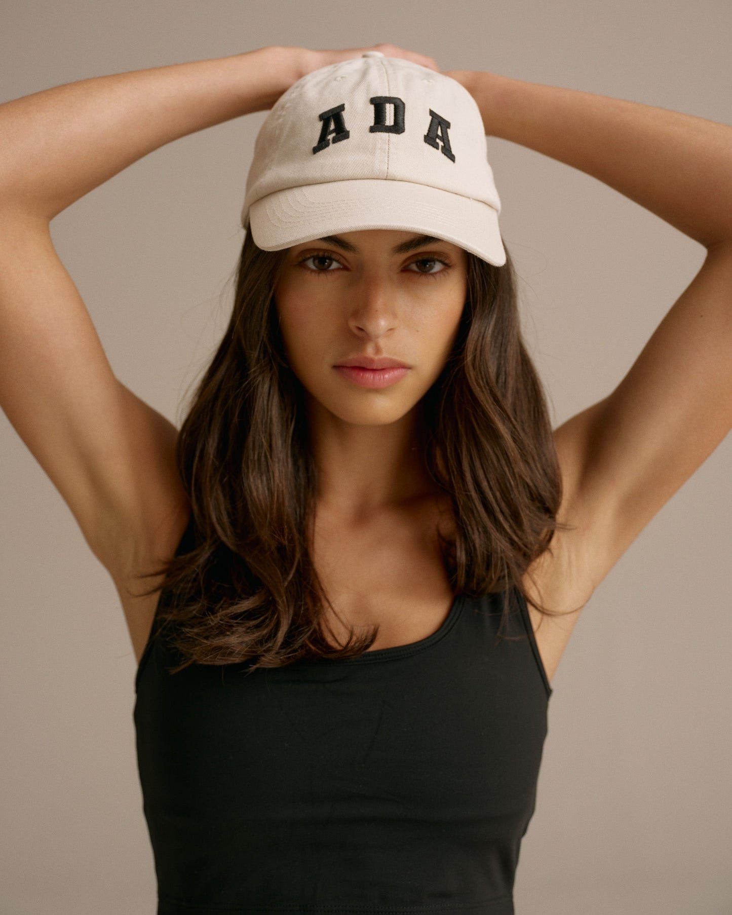 ADA Cap - Cream/Black