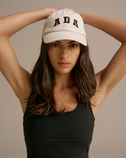 ADA Cap - Cream/Black