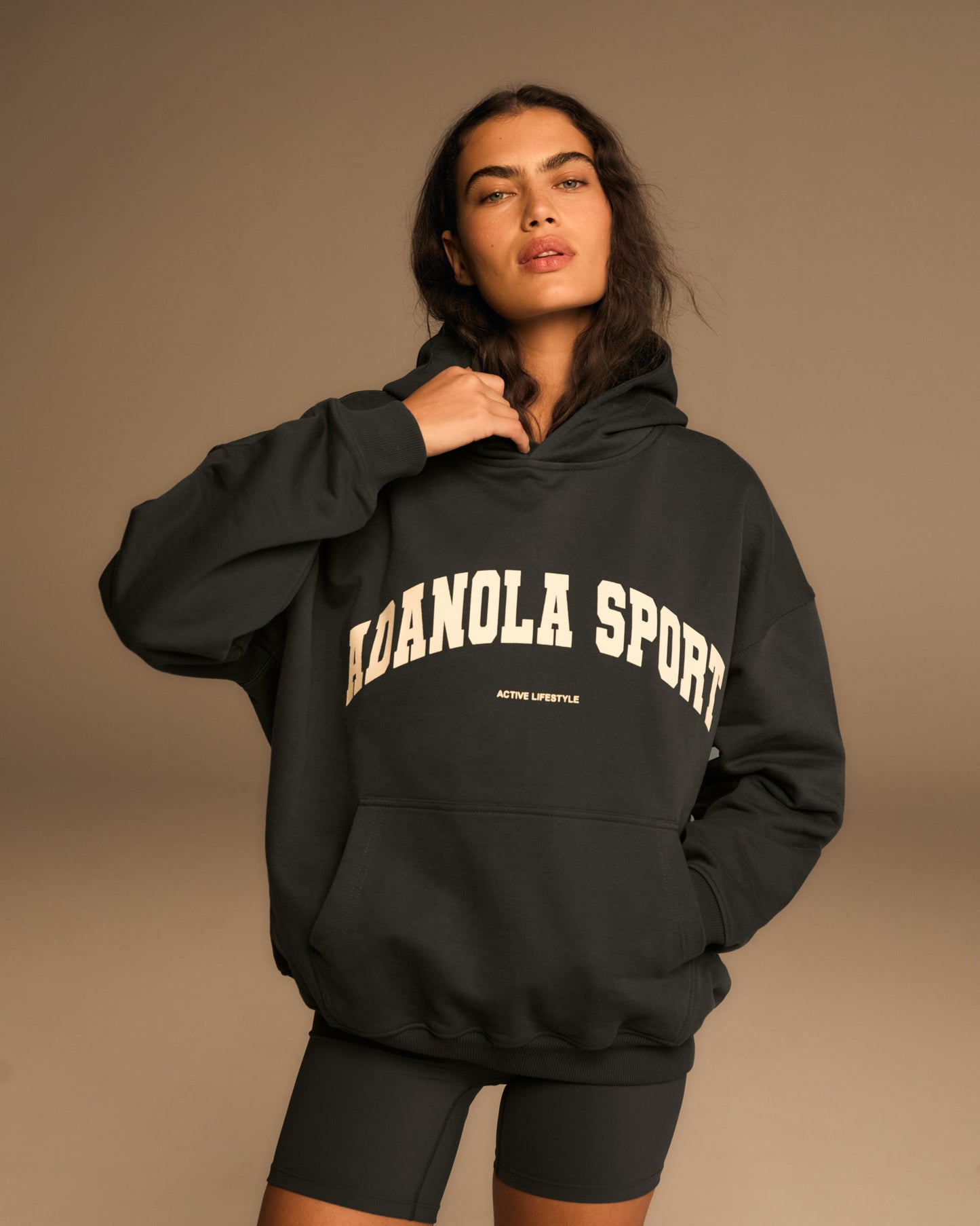 AS Oversized Hoodie - Graphite Grey/Marshmallow White