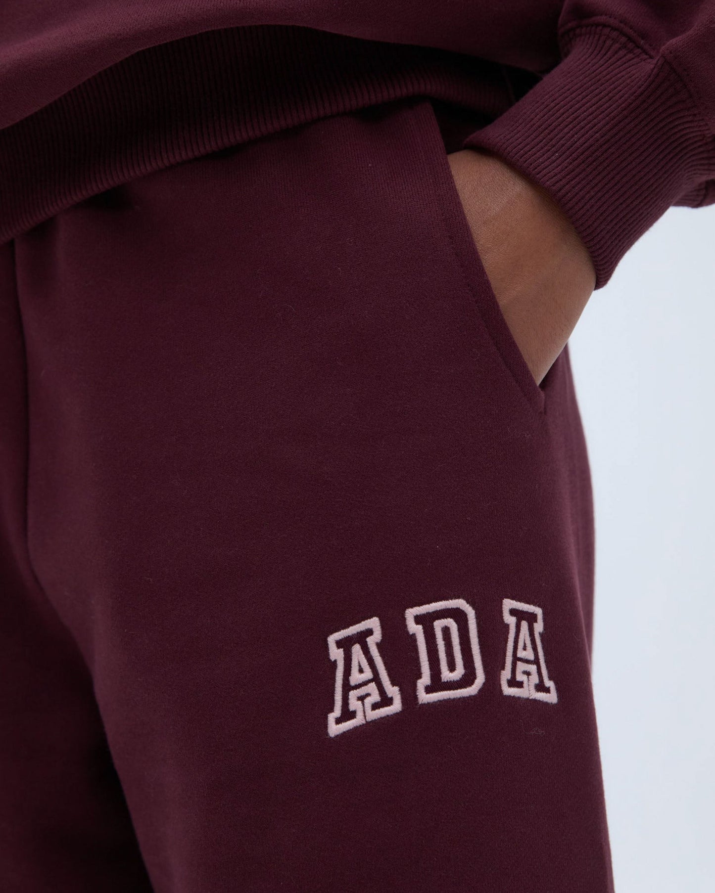 ADA Sweatpants - Burgundy