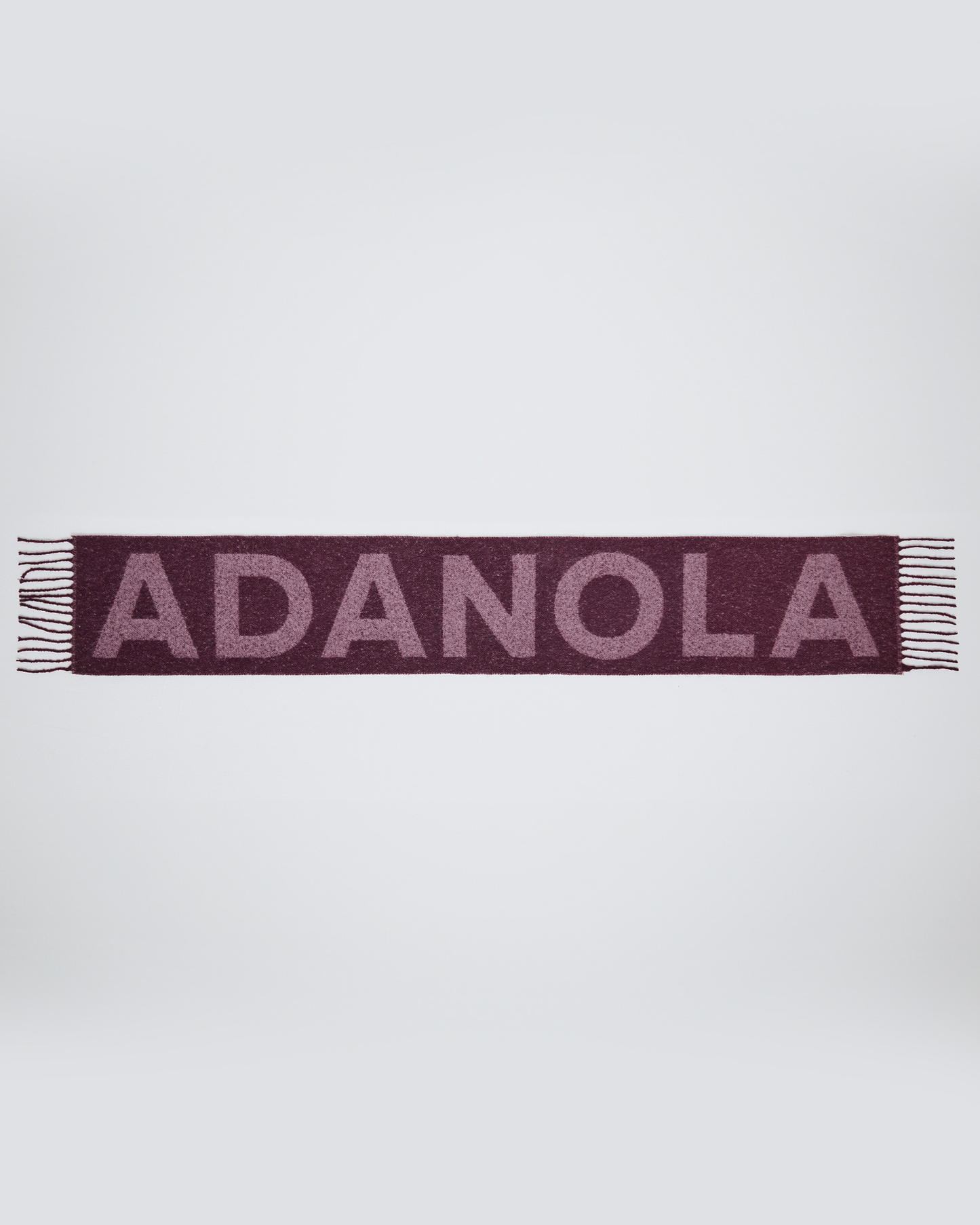 Knit Scarf - Dark Cherry